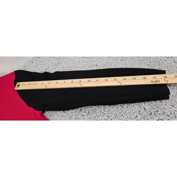 NWT New York & Company Sheath Dress Colorblock Ponte Knit Maximalist Womens M - Picture 15 of 16